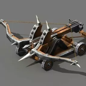 Ballista Medieval Siege Weapon 3d model