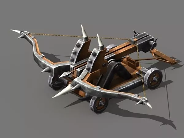 Ballista Medieval Siege Weapon 3d model Ballista Medieval Siege Weapon 3d model
