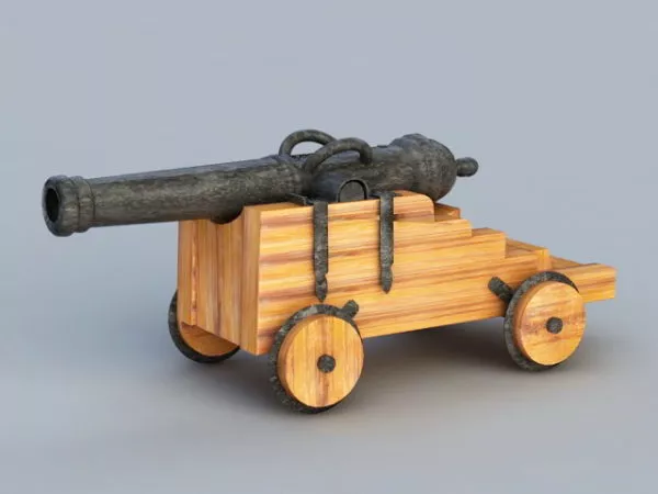 Army Cannon Weapon 3d model