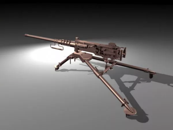 Russian Soviet Machine Gun 3d model Russian Soviet Machine Gun 3d model
