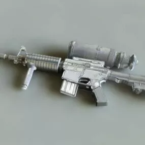 Gun M4a1 Military Equipment 3d model