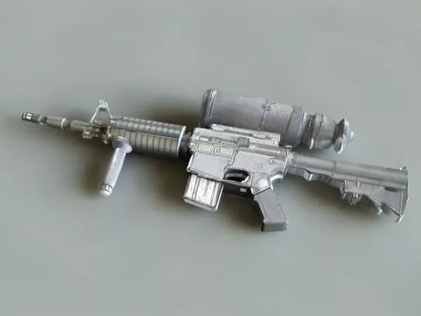 Gun M4a1 Military Equipment 3d model Gun M4a1 Military Equipment 3d model
