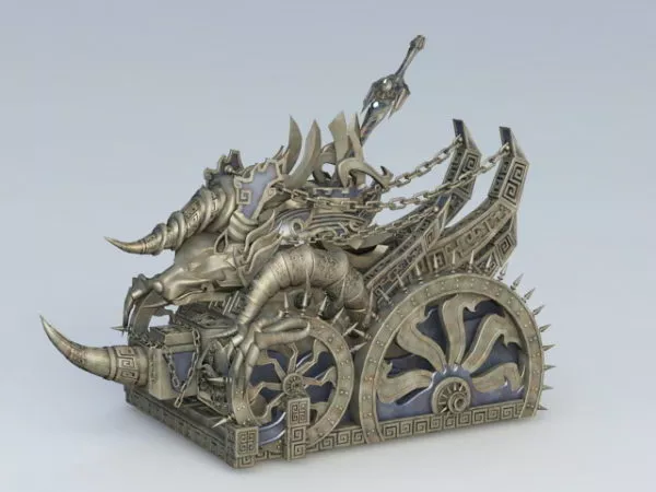 Ancient Roman Chariot 3d model