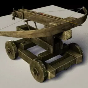 Ballista Crossbow Medieval Weapon 3d model