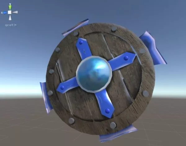 Wooden Shield Weapon 3d model Wooden Shield Weapon 3d model