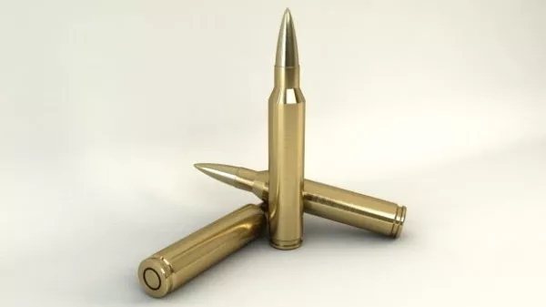Bullets Stack 3d model