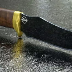 Western Hunting Knife Weapon 3d model