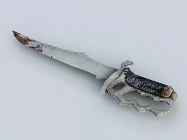 Scifi Knife Game Assets 3d model