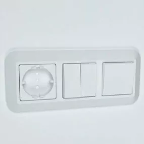 Combo Rocker Light Switch With Socket 3d model