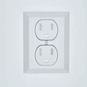 French Typical Power Socket 3d model