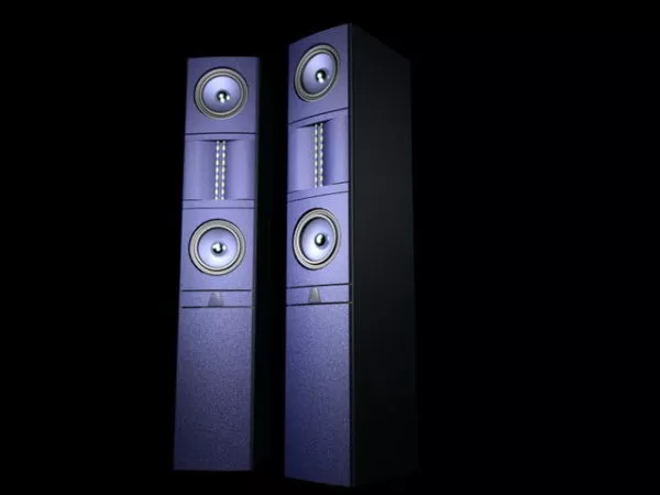 Desktop Pc Speakers 3d model