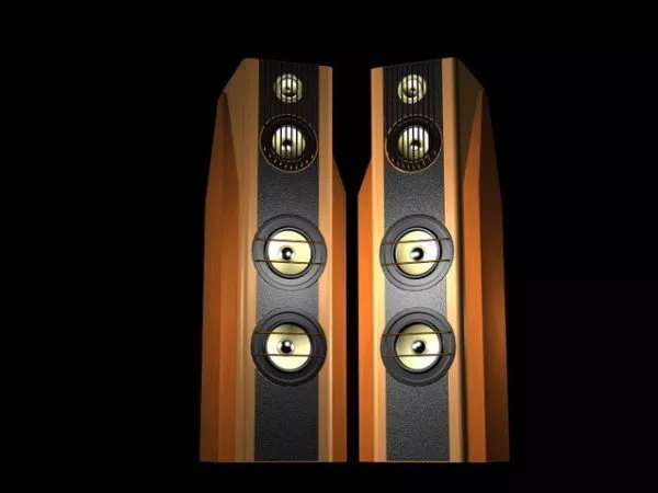 Desktop Pc Speakers 3d model