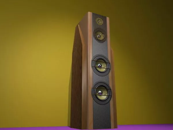 Boombox Audio Player 3d model