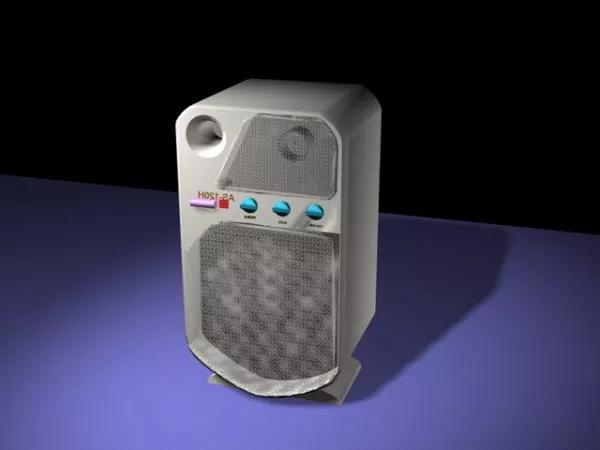 Small Table Speaker 3d model