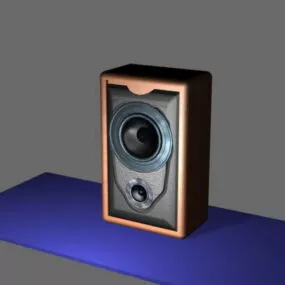 Typical Bookshelf Speaker 3d model