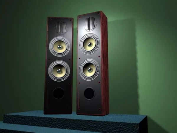 Small Table Speaker 3d model