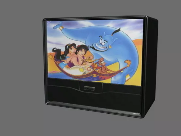 Rear Projection Television 3d model Rear Projection Television 3d model