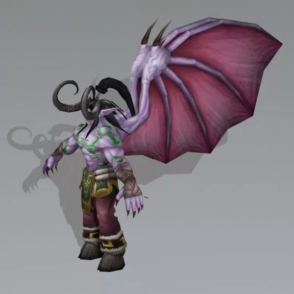 Warcraft Stormrage Character Rig 3d model Warcraft Stormrage Character Rig 3d model