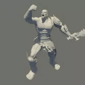 Roman Gladiator Warrior 3d model