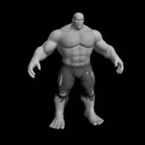 Mô hình 3d nhân vật Avengers Hulk