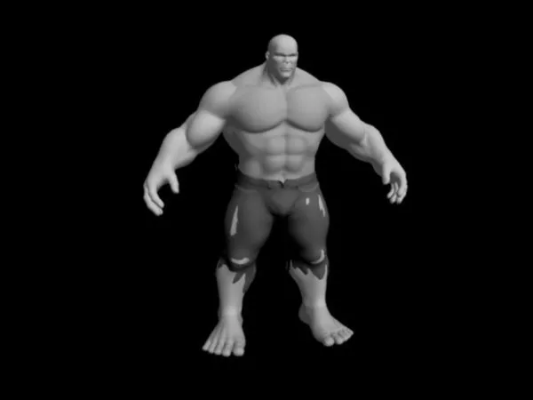 Avengers Hulk Character 3d model Avengers Hulk Character 3d model