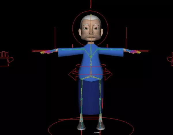 Medieval Girl Character 3d model