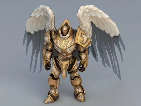 Angel Knight Game Character 3d model Angel Knight Game Character 3d model