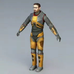 Trò chơi nửa đời Gordon Freeman mô hình 3d