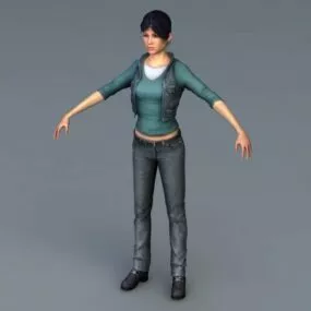Helena Rosenthal Character 3d model