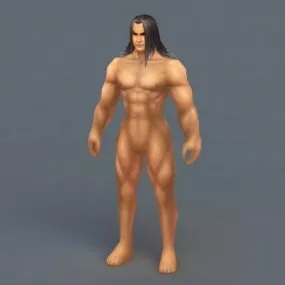 Gym Man Body 3d model