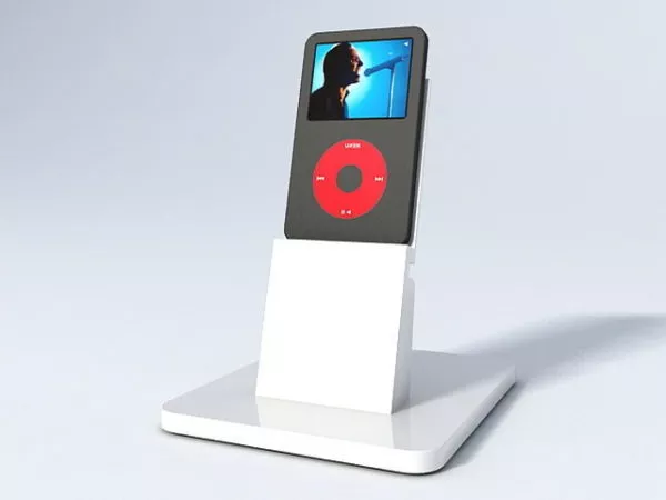 Apple Ipod Holder 3d model Apple Ipod Holder 3d model