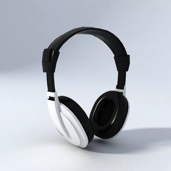 Audio Cordless Headphone 3d model Audio Cordless Headphone 3d model
