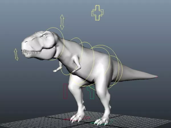 Dinosaur T-rex Rig 3d model Dinosaur T-rex Rig 3d model