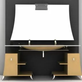 Modern Vanity Sets In Bathroom 3d model