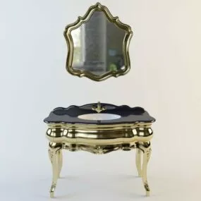 Classic Bath Vanity 3d model