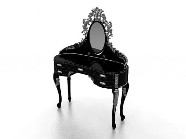 Antique Dressing Table 3d model Antique Dressing Table 3d model