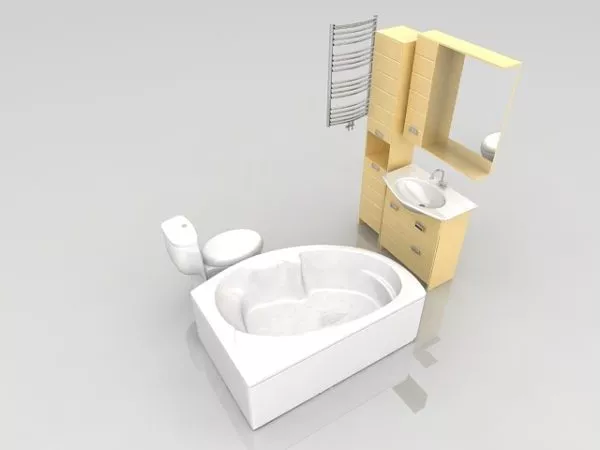 Bathroom Equipment 3d model Bathroom Equipment 3d model