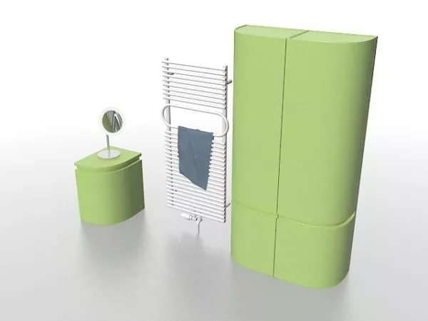 Furniture Bathroom Cabinet Radiator 3d model Furniture Bathroom Cabinet Radiator 3d model