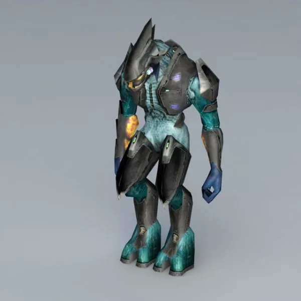 Monster Warrior Rig Character 3d model Monster Warrior Rig Character 3d model