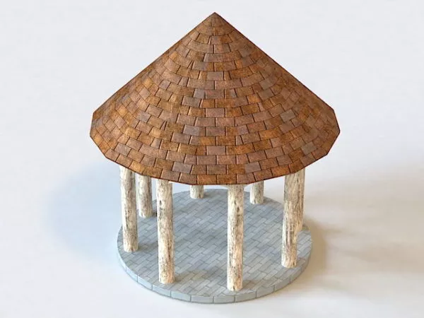 Oriental Style Landscape Pavilion 3d model Oriental Style Landscape Pavilion 3d model