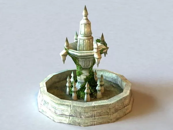 Fountain Water Particle 3d model