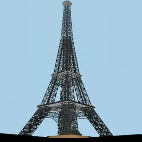 Paris Eiffel Tower 3d model