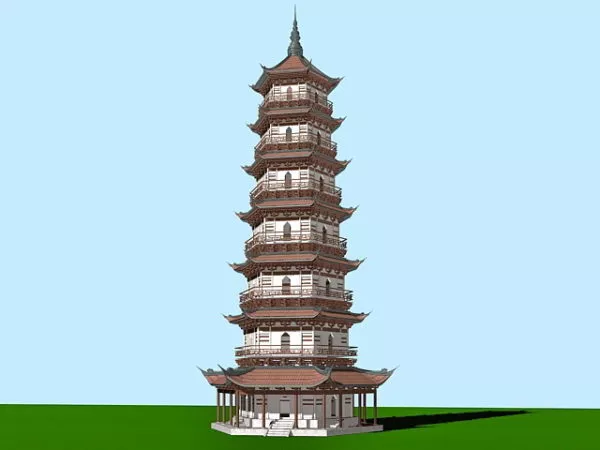 Old Guard Tower 3d model