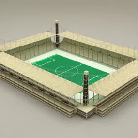Typical Soccer Stadium 3d model