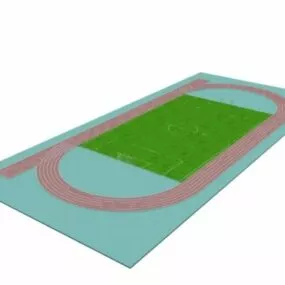 Sport Soccer Field 3d model