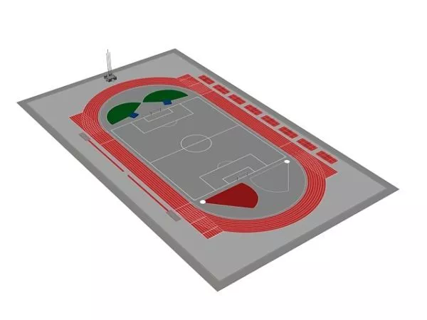 Athletics Stadium 3d model