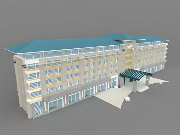 Guest House Residential 3d model Guest House Residential 3d model
