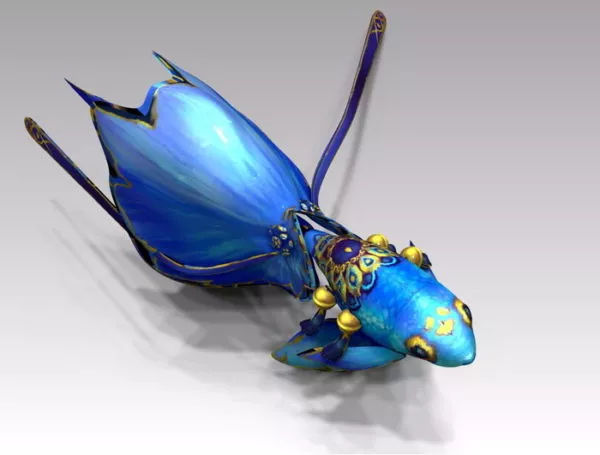 Anime Character Kawaii Fish 3d model Anime Character Kawaii Fish 3d model