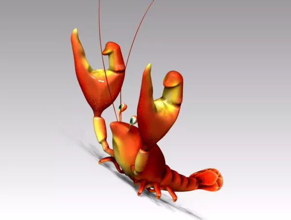 Red Sea Prawn 3d model