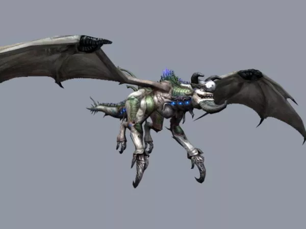 Dragon Game Character 3d model